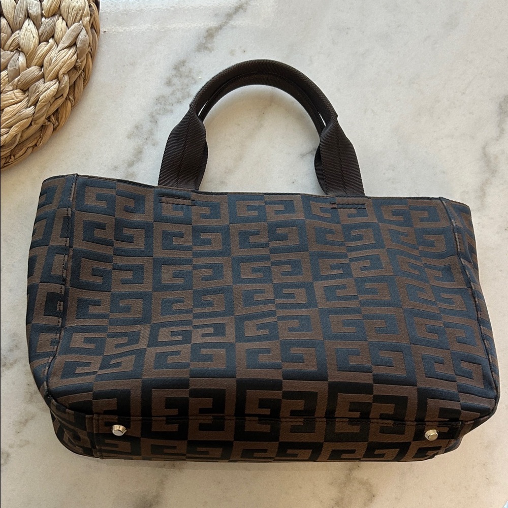 Givenchy Black And Brown Patterned Briefcase - image 2